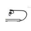 i tec usb a usb c metal hub 1x usb c 3 1 3x usb 2 0 obr galerie big ies84485608