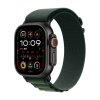 apple watch ultra 2 gps cellular 49mm black titanium case with dark green alpine loop medium mx4r3cs a ien529632