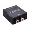 prevodnik premiumcord z analogoveho signalu 2xcinch na digitalni spdif a opticky toslink ien529710