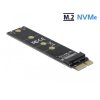 delock adapter pci express x1 na m 2 key m ien395155