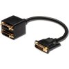 premiumcord splitter dvi d 24 1 male 2x dvi d 24 1 female pro propojeni pc a dvou monitoru ien83350