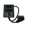 premiumcord adapter scart m 2xscart 3xcinch switch in out ien88476