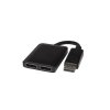 premiumcord adapter displayport 2x displayport mst rozsireni zrcadleni 2 obrazy 4k 2k ien337380
