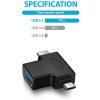 premiumcord adapter usb3 0 female na dva konektory usb c male micro usb b male image1 big ies87306210