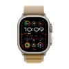 apple watch ultra 2 gps cellular 49mm natural titanium case with tan alpine loop small mx4e3cs a image1 big ies84983957