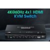 premiumcord 4k 60hz hdmi2 0 kvm switch 4 1 s dalkovym ovladacem ien488873