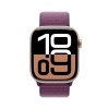 apple watch series 10 gps cellular 42mm rose gold aluminium case with plum sport loop mwxc3qc a image1 big ies84968996