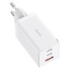 baseus gan5 pro rychlonabijeci adapter 2x usb c usb a 65w bila obr galerie big ies70428939