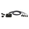 aten 2 port hdmi kvm usb mini integrovane kabely tlacitko pro prepinani ien517323