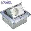 datacom datova zasuvka podlahova utp cat5e 1xrj45 1x230v ien245119