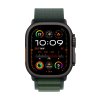 apple watch ultra 2 gps cellular 49mm black titanium case with dark green alpine loop large mx4t3cs a image1 big ies84968241