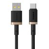 rychlonabijeci kabel baseus dura usb usb c 1m 60w cerno zlaty ien539883