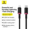 rychlonabijeci kabel baseus dura usb lightning 2m 20w cerno cerveny obr galerie big ies91122035