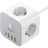 prodluzovaci kabel baseus powercombo cube 3x zasuvka 3x usb 1x usb c 20w 1 5m bily obr galerie big ies91122179