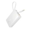 powerbanka baseus picogo 10000mah 45w s kabelem usb c bila ien549917