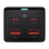 baseus gan3 pro rychlonabijeci stolni adapter 2x usb c 2x usb a ac 100w 1 5m kabel cerna obr galerie big ies70430904