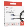 verbatim usb a c kabel sync charge 18w cerny image1 big ies89961440