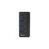 natec aktivni rozbocovac mantis 2 4x usb 3 0 hub cerny image1 big ies60987873