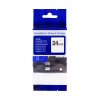 printline kompatibilni paska s brother hse 251 24mm cerny tisk bily podklad buzirka ien551258
