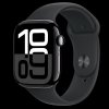 hod gps mtp apple watch series 10 gps 46mm jet black aluminium case with black sport band s m ien533351