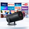 helmer chytry prenosny projektor sp 500 hd mini hd 1280 x 720px hdmi usb bluetooth wi fi repro android 11 cerny obr galerie big ies90403961