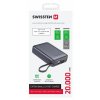 swissten power bank 20000 mah s integrovanymi kabely usb c a lightning vesmirne stribrna obr galerie big ies91646707