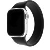 elasticky silikonovy reminek fixed silicone strap pro apple watch 42 44 45mm velikost xs cerny ien434018