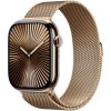 apple watch series 10 gps cellular 42mm gold titanium case with gold milanese loop mx083qc a ien529681