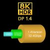 premiumcord 8k opticky displayport 1 4 pripojny kabel m m zlacene konekt 30m obr galerie big ies92962677