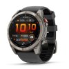 hod gps garmin fenix 8 pro 51 mm amoled sapphire titanium se silikonovym reminkem graphite black ien563660