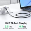 premiumcord usb c 2x zahnuty kabel usb 3 2 gen 2x2 5a 100w 20gbit s bavlneny oplet 1m obr galerie big ies94501173