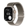 apple watch ultra 3 gps cellular 49mm natural titanium case with natural titanium milanese loop large ien563055