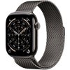 apple watch series 11 gps cellular 42mm slate titanium case with slate milanese loop ien563012