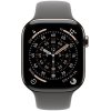apple watch series 11 gps cellular 46mm natural titanium case with stone grey sport band s m image1 big ies93843284
