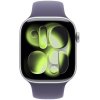 apple watch series 11 gps cellular 42mm silver aluminium case with purple fog sport band s m image1 big ies93842490