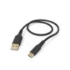 hama kabel usb c 2 0 typ a c 1 5 m flexible silikonovy cerna ien476521