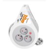 solight prodluzovaci privod na bubnu 10m 3 zasuvky sedy kabel 3x 1 0mm2 image1 big ies94377081