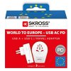 skross cestovni adapter europe usb a c 20w pro cizince v cr typ e f obr galerie big ies95033610