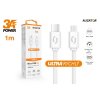 datovy kabel aligator power 3a usb c micro usb 1m bily image1 big ies48459856