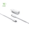 set autonabijecky fixed s usb c vystupem a usb c usb c kabelu podpora pd 1 metr 18w bily ien451949