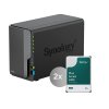synology diskstation ds225 vcetne 2ks hdd 4tb hat3300 4t ien567678