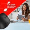 canyon mouse mw 25 ergonomic led aa dual mode wireless black obr galerie big ies95145940