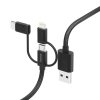 hama usb kabel 3v1 micro usb usb c lightning 1 5 m ien486388