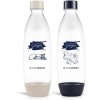 sodastream lahev fuse 2x1l ginger ale bezova a modra ien537656