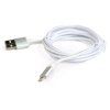 gembird usb 2 0 lightning kabel opleteny 1 8m stribrny ien327601