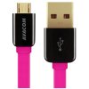 avacom mic 40p kabel usb micro usb 40cm ruzova ien372316
