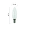led zarovka classic candle 7 3w e14 studena bila obr galerie big ies62860654