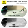 datovy magneticky kabel baseus tungsten gold usb c usb c 1m 100w cerny obr galerie big ies91121384