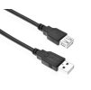 premiumcord usb 2 0 kabel prodluzovaci a a 20cm cerna image1 big ies87232401