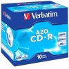 verbatim cd r 52x 700mb 10 ks jewel ien28813